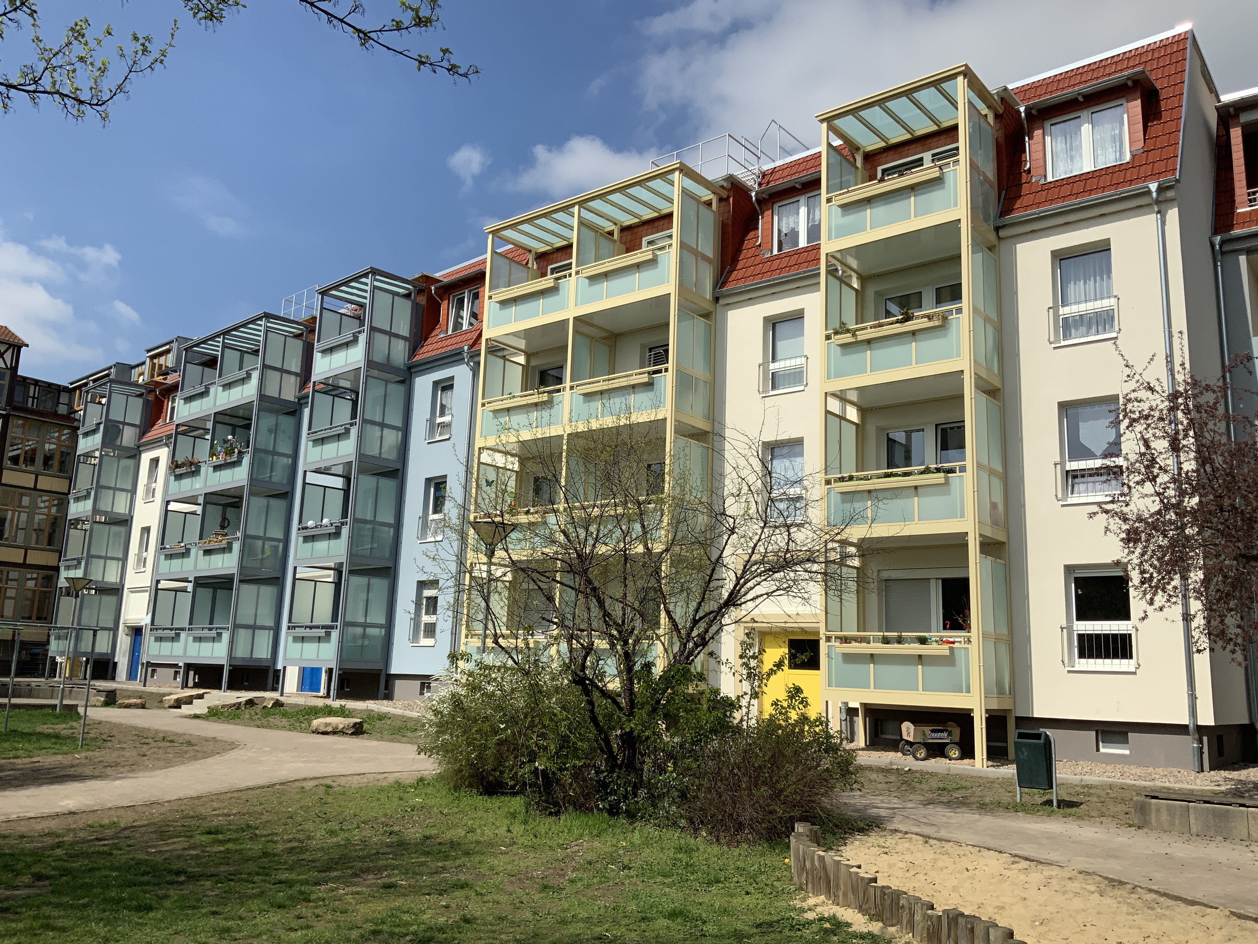 Fassadengestaltung in Mühlhausen